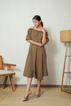 Off-Shoulder Flared Dress
