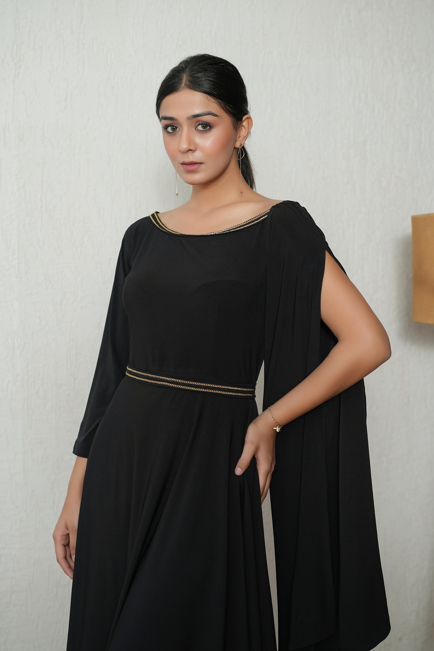 Asymmetric Black Dress