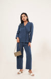 Blue loop Detail Co-ord Set